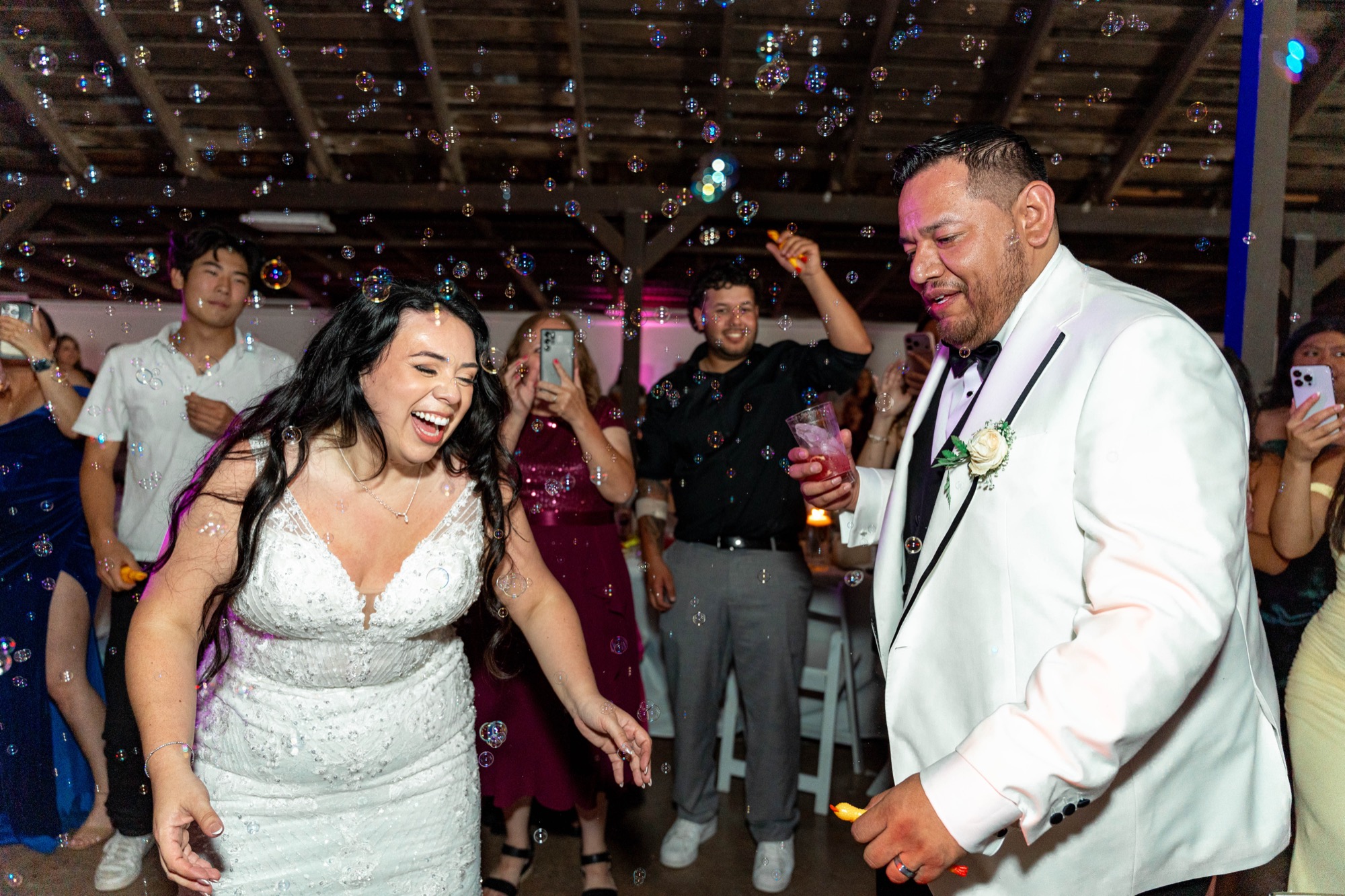 St. Vincent de Paul Church & Robledo Barn wedding photo